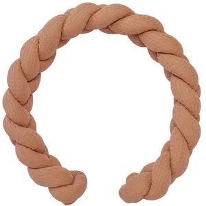 Tresse décorative ouatinée en coton gaufré Cassonade (200 cm) pas cher
