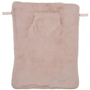 Couverture nomade fausse fourrure angora ROSE BB&Co pas cher