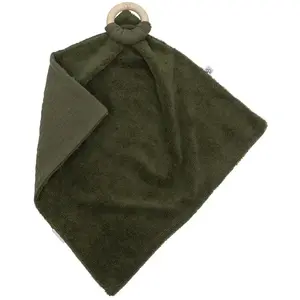 Doudou avec anneau dentition VERT BB&Co pas cher