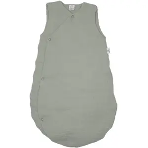 Gigoteuse ouatinée gaze forme kimono Mix&Match VERT BB&Co pas cher