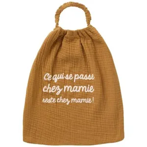BB & Co Serviette élastique chez mamie en gaze de coton havaneVendu parberceau-magique