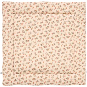 Tapis de jeu /fond de parc Secret cottage Fleurs/ Beige