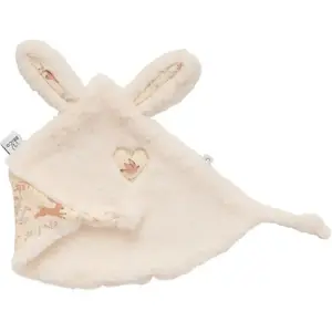 BB&Co Doudou lapin petit coeur Jardin enchanté Ivoire pas cher