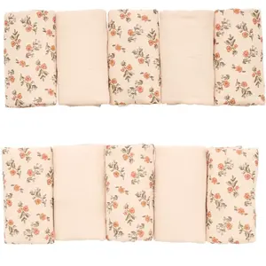 BB&Co Tour de lit modulable Secret cottage Fleurs/ Beige pas cher
