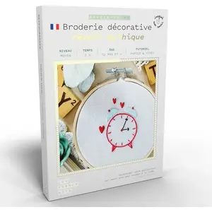 French Kits Les Broderie décorative - Reveil mythique pas cher