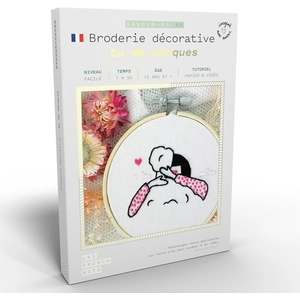 French Kits Les Broderie décorative - Tu me manques