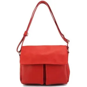Sac à main - TONY & PAUL - ARGELIA - Cuir de veau - Rouge Clair - 26x11x20cm