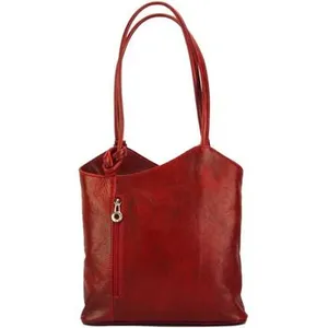 Tony & Paul - Sac à main - CHLOE V - - Unique Femme Cuir Rouge Foncé pas cher
