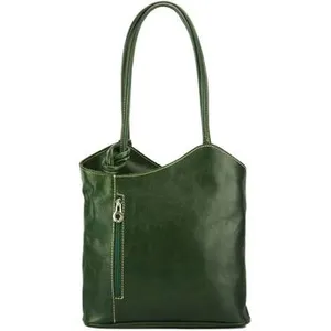 Tony & Paul - Sac à main - CHLOE V -  - Unique Femme Cuir Vert Foncé pas cher
