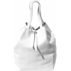Sac à main - TONY & PAUL - BIBILA SHOP - Cuir de veau - Blanc - 30x15x35cm pas cher