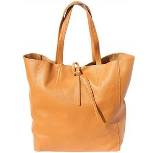 Sac à main - TONY & PAUL - BIBILA SHOP - Cuir de veau - Marron clair - 30x15x35cm pas cher