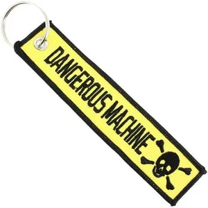 Comparateur de prix : CLJ - Porte-clés - DANGEROUS MACHINE - Jaune et Noir - Métiers - Urgence
