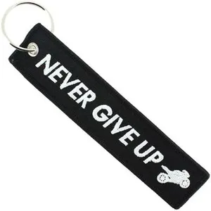 CLJ - Porte-clés - NEVER GIVE UP - Noir et blanc - Métiers - UrgenceVendu parspartoo