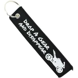 CLJ - Porte-clés - DROP A GEAR - Noir et blanc - Métiers - Urgence pas cher