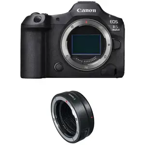 Hybride Canon appareil photo hybride eos r5 mark II nu + bague ef-eos-r