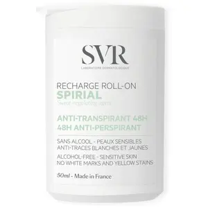 Comparateur de prix : Svr Spirial Recharge pour Roll'on déodorant anti-transpirant 50 ml
