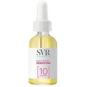 Comparateur de prix : SVR Laboratoires Huile réparatrice de nuit - Sensifine - Peaux intolérantes - 30 ml