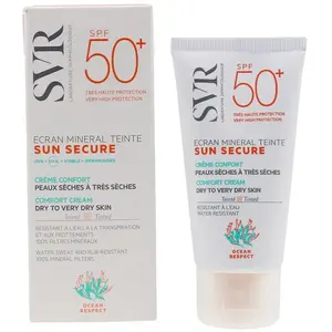 Comparateur de prix : SVR Sun Secure Écran Minéral Teinté SPF50+ Peaux Sèches À Très Sèche 60g