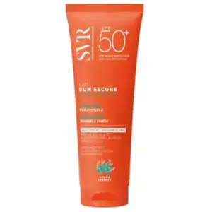 Comparateur de prix : SVR - Sun Secure Lait Sans Parfum SPF50+ 250ml Protection solaire unisex