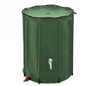LINXOR Réservoir souple, récupérateur d'eau de pluie pliable - 500 L - Vert