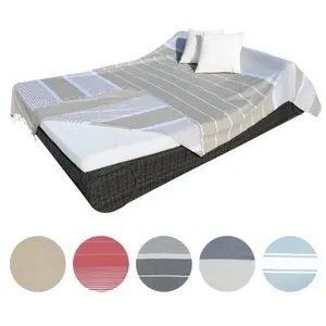 VIVEZEN Fouta - 2 x 3 m pas cher