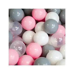 Lot de 3 sacs de 100 balles de jeu ou de piscine 5,5 cm - Bleu, gris, blanc et transparent - Monsieur Bébé - Jeux - Jouets Lot de 3 sacs de 100 balles de jeu ou de piscine 5,5 cm - Bleu, gris, blanc et transparent - Monsieur Bébé - Jeux - Jouets