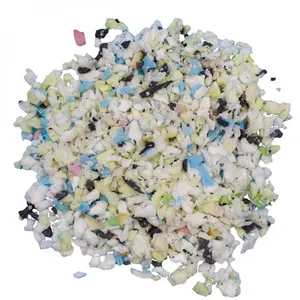VIVEZEN Flocons de mousse polyuréthane de rembourrage recyclée - 300 L - pas cher