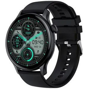 Eko Montre Connectée 5.2 NFC avec Anti-vol et Bracelet Silicone Noir pas cher