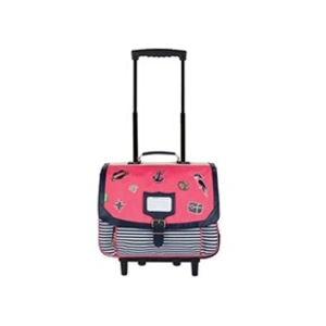 Comparateur de prix : Trolley 38 cm Tann's Les Fantaisies Enora Rose/Bleu marine