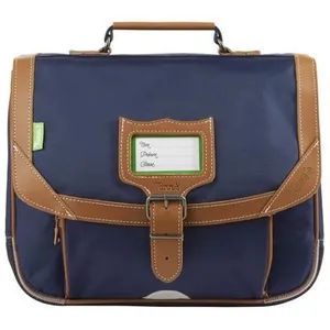 Comparateur de prix : Cartable Tann's Les Incontournables 32 cm Bleu Marine et Marron