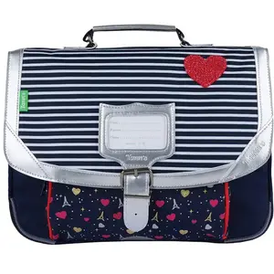 Comparateur de prix : Tann's Emilie, Cartable Fille, Bleu, 35 cm