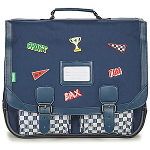 Comparateur de prix : Cartable - TANN'S - Matheo - 41 CM - Bleu - 2 compartiments - Zippée