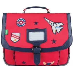 Comparateur de prix : Tann's Antoine, Cartable Garçon, Rouge, 35 cm