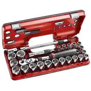 Comparateur de prix : Jeu de douilles Facom SXL.DBOX3PB, 1/2" D-Box, 21 pièces