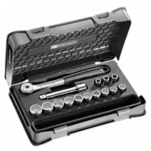 Comparateur de prix : Facom 1 Coffret Douilles 1/2 12 Pans Métriques - S.151-1p12 Facom"