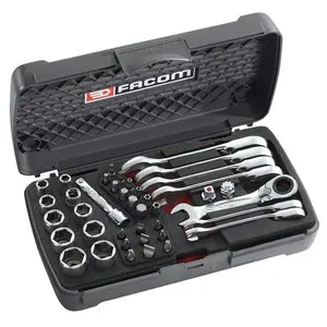Comparateur de prix : Facom Coffret multi-serrage à cliquet compact - 467BS.BOXPB