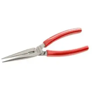 Pince à bec demi-ronde long droit PVC 200mm - FACOM - 185A.20G pas cher