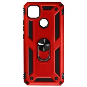 Comparateur de prix : Coque de protection - avizar - xiaomi redmi 10a et 9c - rouge - antichoc - bague de maintien