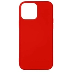 Comparateur de prix : Avizar Coque pour iPhone 14 Pro Max Silicone Semi-rigide Finition Soft-touch Fine rouge