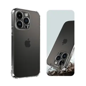 Comparateur de prix : Avizar Coque pour iPhone 14 Pro Max Silicone Gel Coins Renforcés Transparent