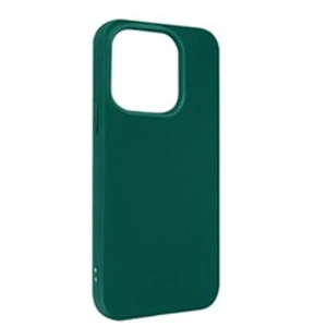 Avizar Coque pour iPhone 14 Pro Silicone Flexible Finition Mate Anti-traces vert foncé pas cher