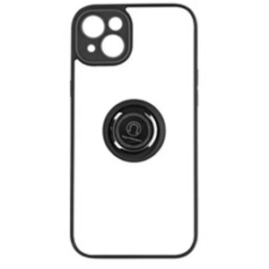 Comparateur de prix : Avizar Coque pour iPhone 14 Bi-matière Bague Métallique Support Vidéo noir