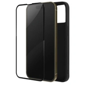 Comparateur de prix : Avizar Coque pour iPhone 14 Pro Souple Noir et Verre Trempé 9H Contour Noir