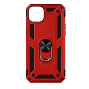 Avizar Coque pour iPhone 14 Plus Antichoc Bi-matière Bague Support Vidéo rouge pas cher