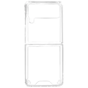 Comparateur de prix : Merkloos / Sans marque Coque Galaxy Z Flip 4 Dos Rigide Coins Bumper Fine Légère Transparent