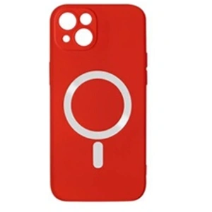 Avizar Coque pour iPhone 14 Compatible Magsafe Semi Rigide Soft-Touch rouge pas cher