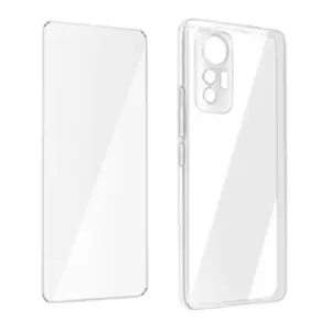 Avizar Coque pour Xiaomi 12 Lite Silicone Souple et Film Verre Trempé 9H transparent pas cher