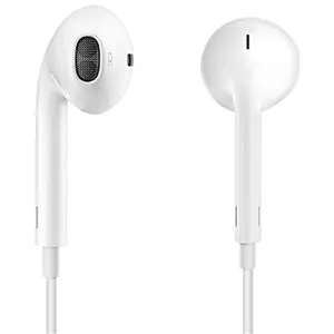 Avizar Écouteurs Filaires Universels Intra-auriculaires Microphone Télécommande Blanc pas cher