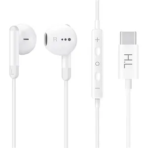 Comparateur de prix : Avizar Écouteurs Filaires USB-C Intra-auriculaires Son Clair Micro Tél...
