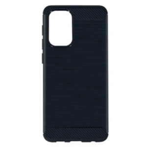 Avizar Coque pour Samsung Galaxy A32 Souple Coins Renforcés Carbone Effet Brossé Bleu Nuit pas cher